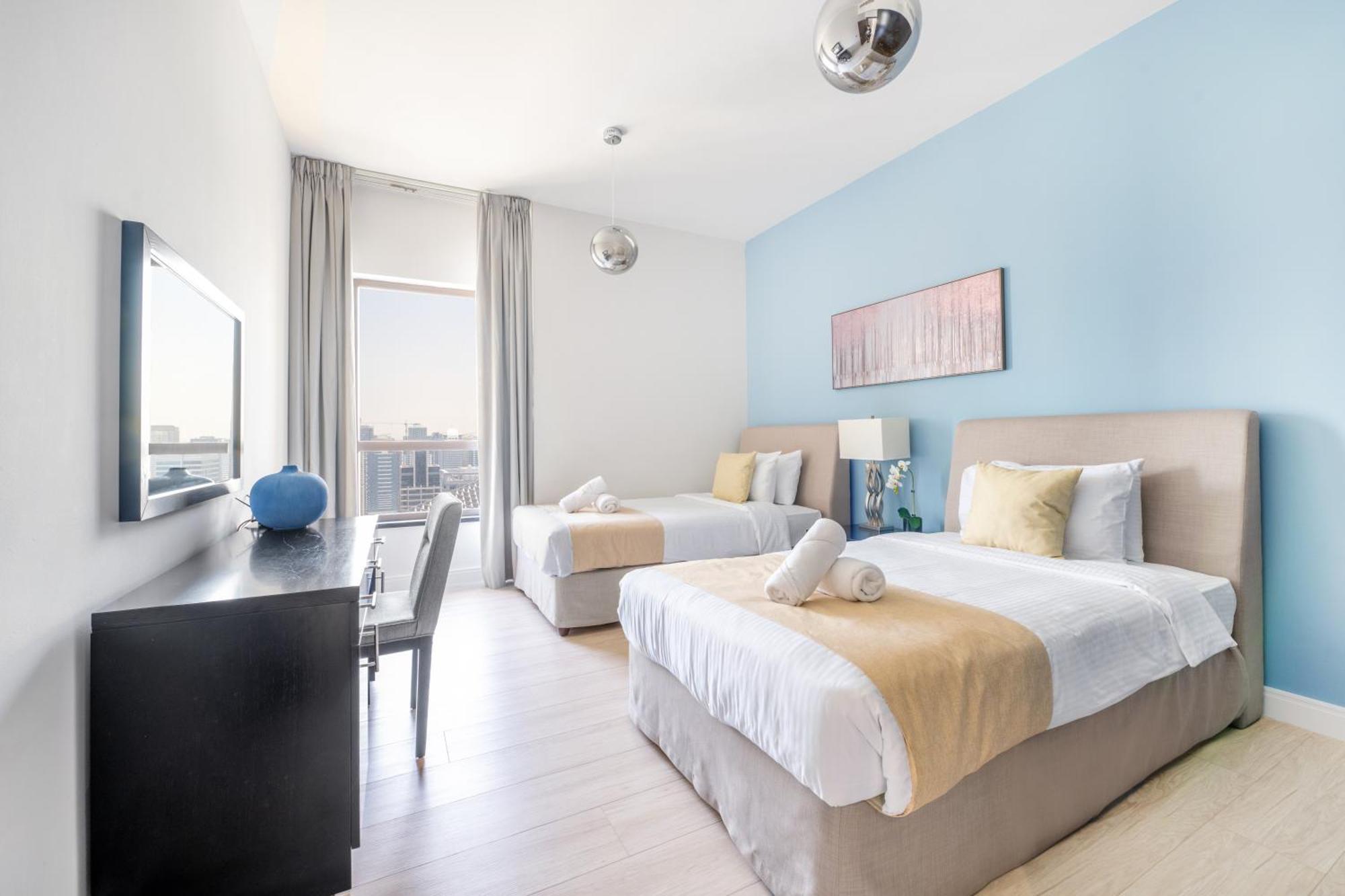 Luxury Jbr Shams - Marina View - Free 5 Star Beach Resorts Access! 迪拜 外观 照片
